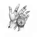 Full Hand Band Round Tattoo tattoo design idea