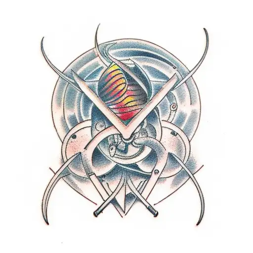 biomech tattoo design idea