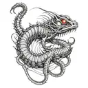 tokyo ghoul centipede tattoo design idea