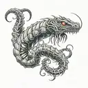 tokyo ghoul centipede tattoo design idea