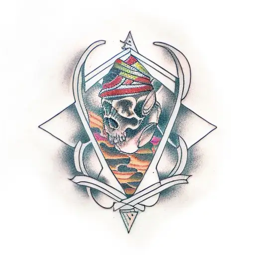 labyrinthe  tattoo design idea