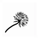 Dandelion tattoo design idea
