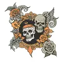 Two brothers whose father died tattoo design idea