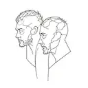 two brothers whose father died tattoo design idea