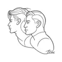 two brothers whose father died tattoo design idea