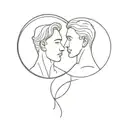 two brothers whose father died tattoo design idea
