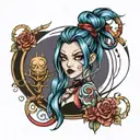 Jinx tattoo design idea