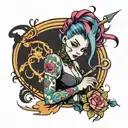 Jinx tattoo design idea
