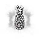 Pineapple grenade tattoo design idea