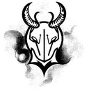 skorpion & steinbock als sternzeichen tattoo design idea