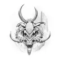 skorpion & steinbock tattoo design idea