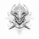 skorpion & steinbock tattoo design idea