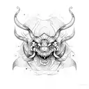 skorpion & steinbock tattoo design idea