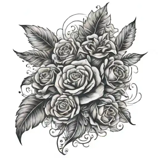 Create a detailed sleeve tattoo featuring different massage techniques like Swedish, deep tissue, and Thai massage tattoo design idea