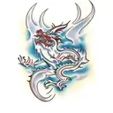 dragao chines tattoo design idea