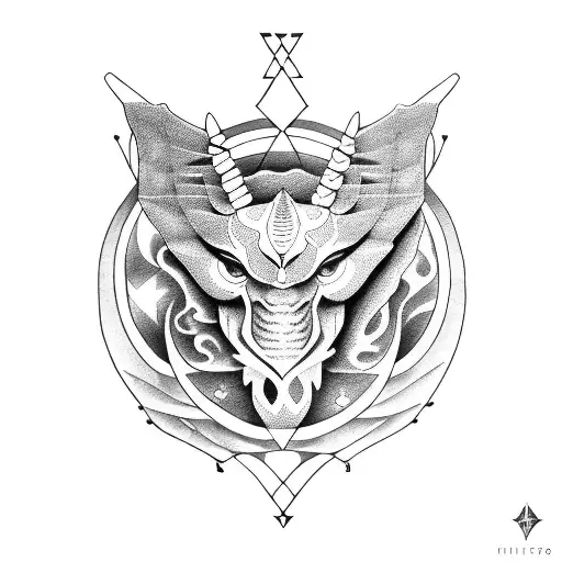 virgo scorpio sagittarius tattoo design idea