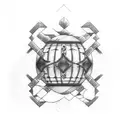 hope is a prison tattoo design idea