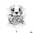 hope is a prison tattoo design idea