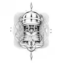 hope is a prison tattoo design idea