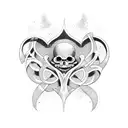 souls don't break they bend tattoo design idea