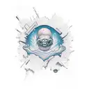 souls don't break they bend tattoo design idea