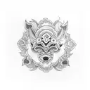 surfing tattoo design idea