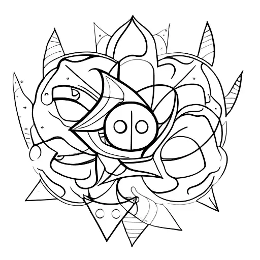 headlights tattoo design idea