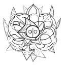 headlights tattoo design idea