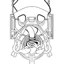 headlights tattoo design idea