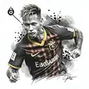 NEYMAR tattoo design idea