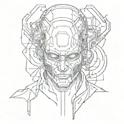 hacker tattoo design idea
