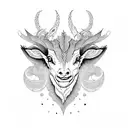 Billy Goat tattoo design idea