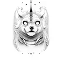 luffi one piece tattoo design idea