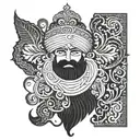 punjabi sikh tattoo design idea