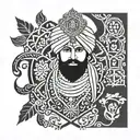 punjabi sikh tattoo design idea