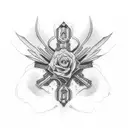 memorial  tattoo design idea