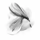 pheasant tail feather tattoo design idea