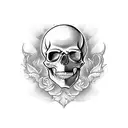 mariachi skull tattoo design idea
