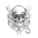 mariachi skull tattoo design idea