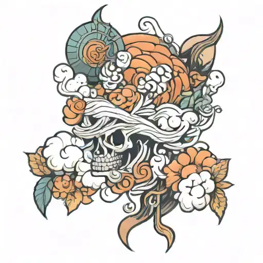 amaris cloud tattoo design idea