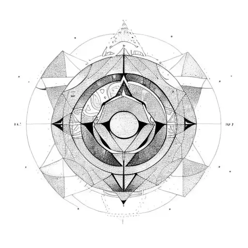 leo, virgo, and Gemini zodiac signs intertwined in a creative way tattoo design idea