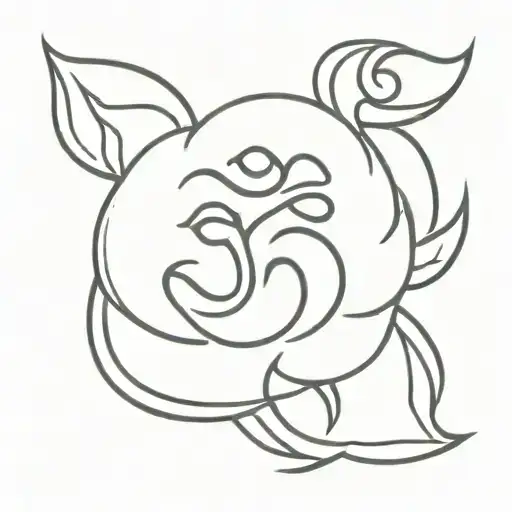 aum symbol tattoo design idea