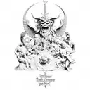 lucifer eating sinners heaven and hell Cappella Bolognini, Chapel of the Magi, by Giovanni da Modena, 1410 tattoo design idea