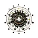 black clover tattoo design idea