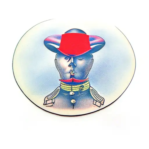 rene magritte hat tattoo design idea
