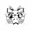 Pikachu tattoo design idea