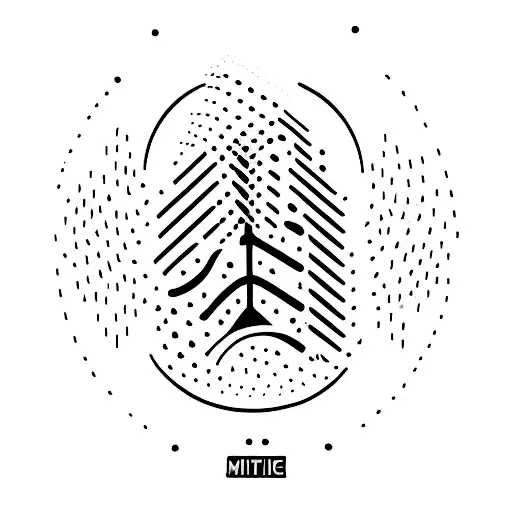 A minimalist tattoo of a Justin Bieber lyric written in a stylized font tattoo design idea