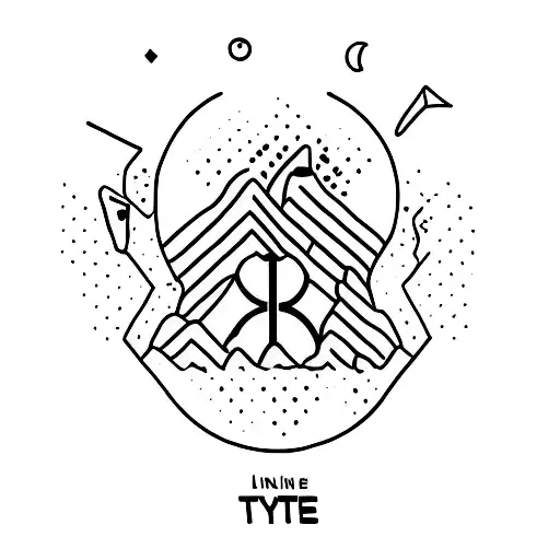 A minimalist tattoo of a Justin Bieber lyric written in a stylized font tattoo design idea