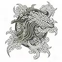 Medium sized inner forearm tattoo design idea