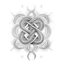 Infinity Symbol tattoo design idea
